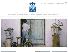 Tablet Screenshot of hojadelata.net